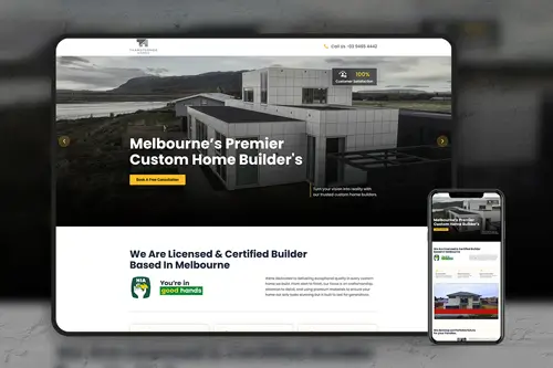 TransFormerHome - Custom Home building base on melborn Landing page